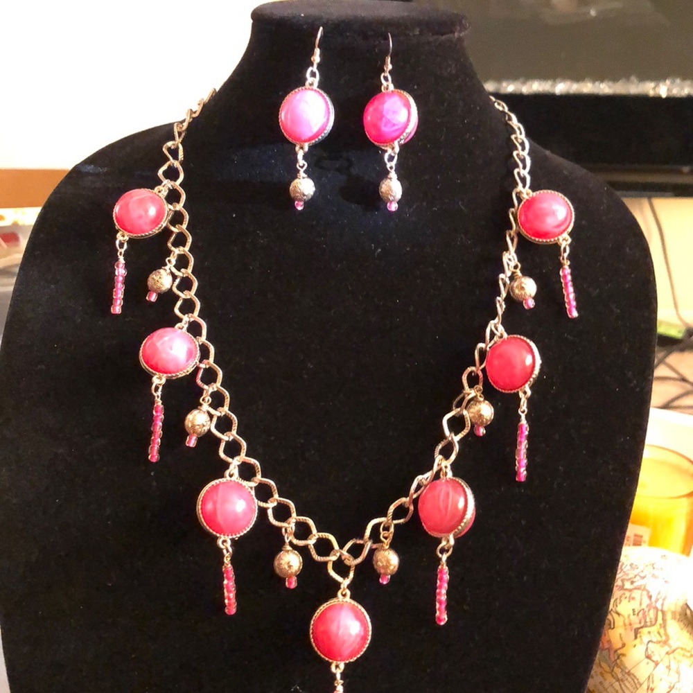 Necklace and Earrings